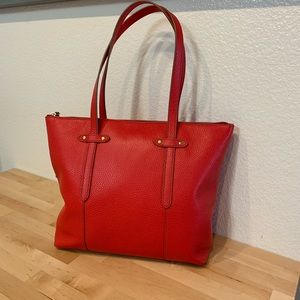 Fossil felicity large leather tote